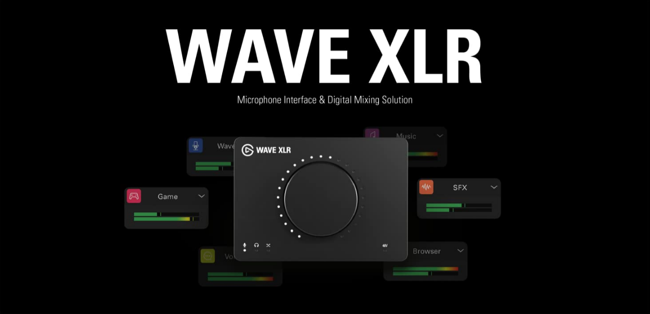 Elgato on X: Introducing Wave XLR. Your Microphone Interface & Digital  Mixing Solution. Available now:    / X