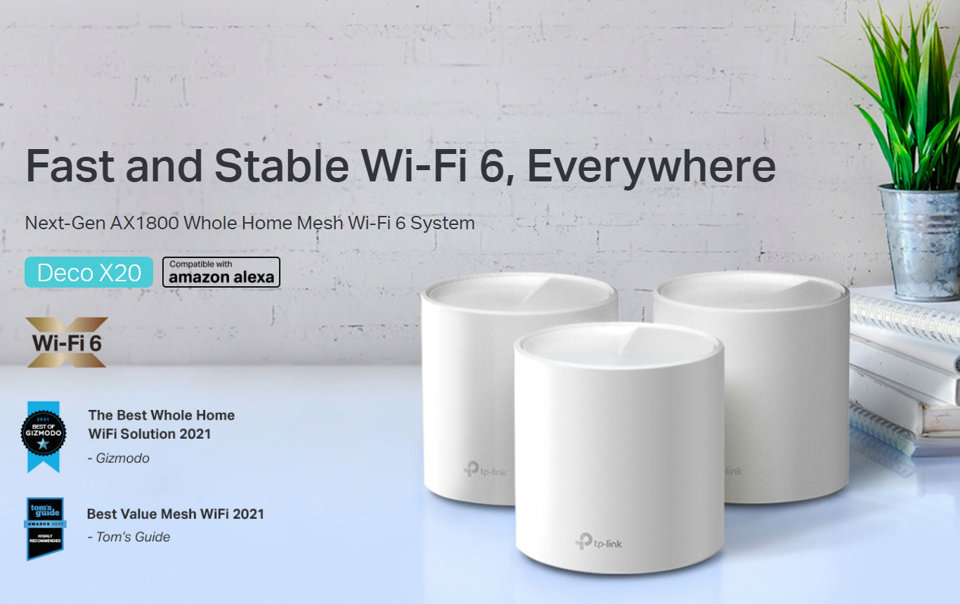 AX1800 Whole Home Mesh Wireless Router System