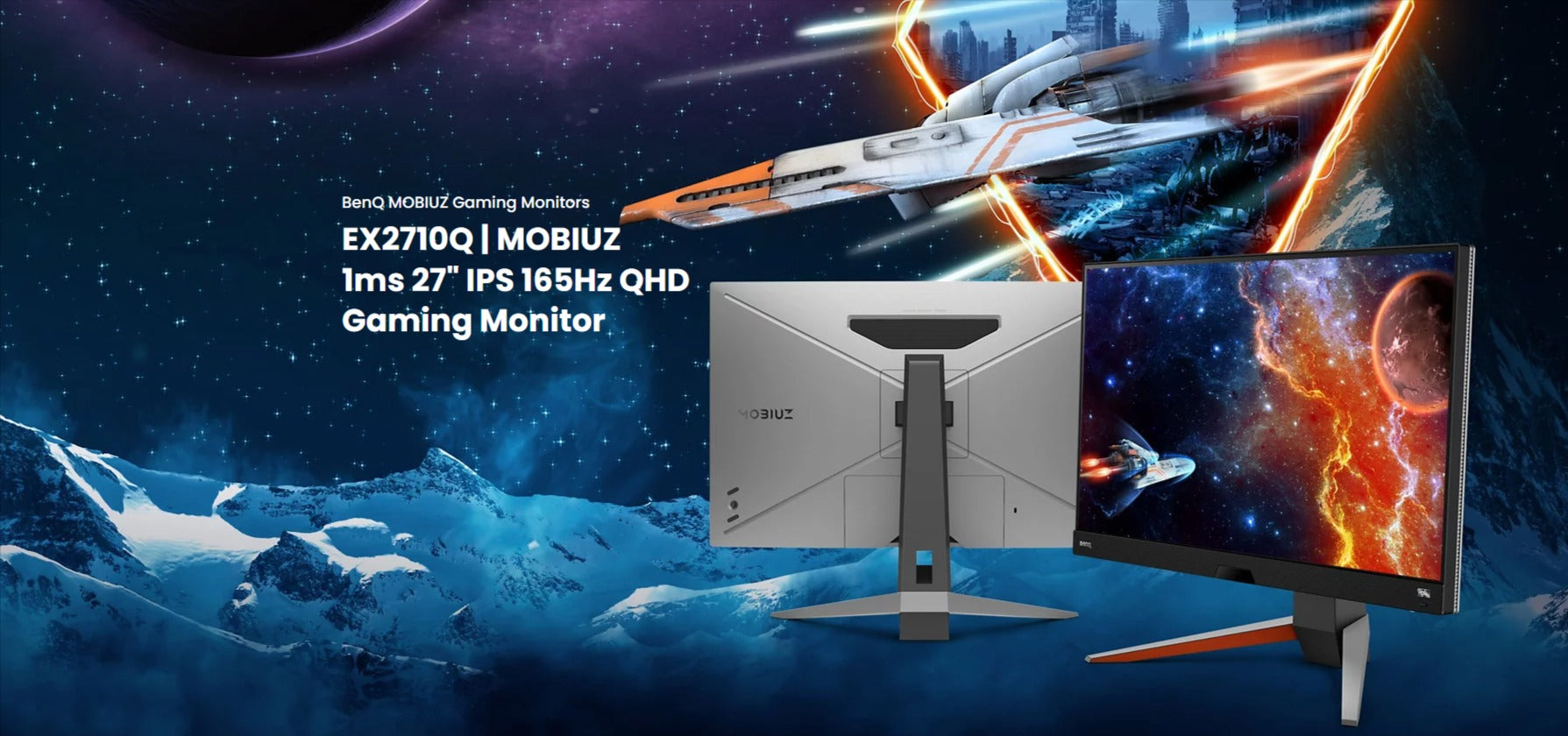 EX2710Q  27” 1440p 1ms IPS Gaming Monitor 