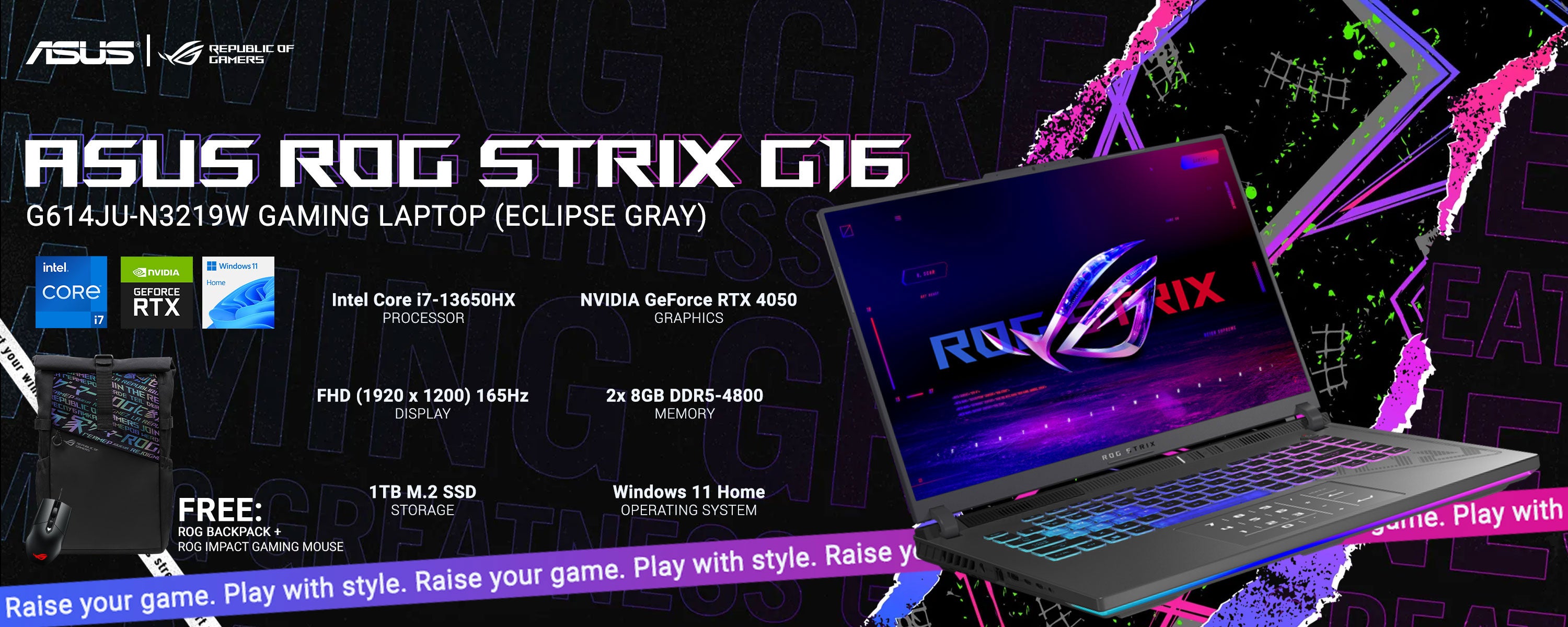 STRIX WUXGA) ROG Inc 16\