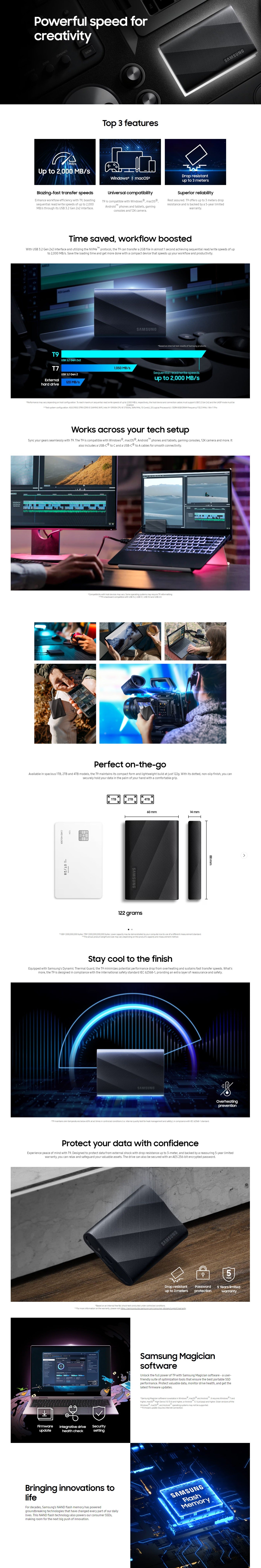 Samsung T9 Portable SSD  Samsung Semiconductor Global