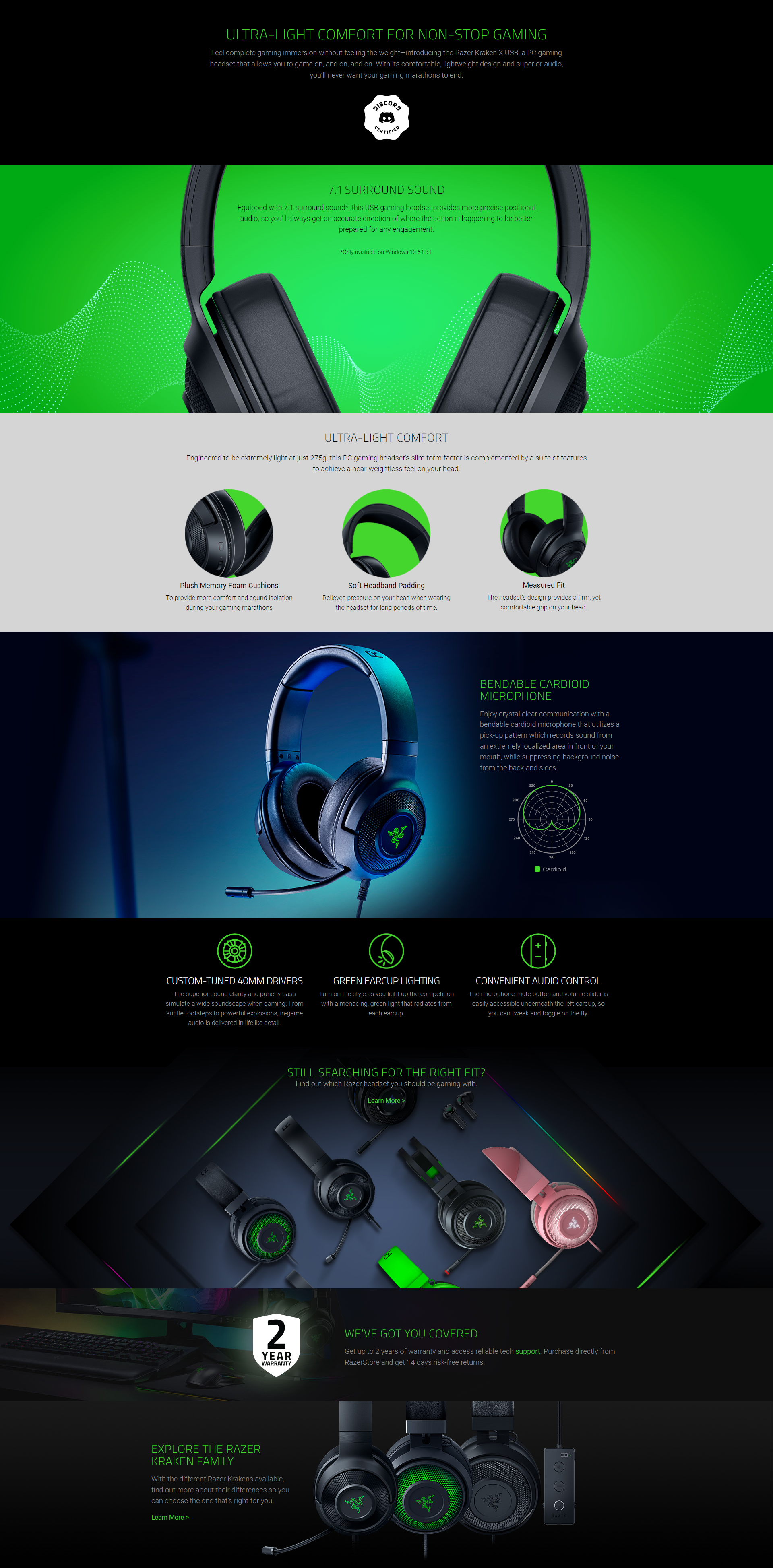 Datablitz Ecommerce Razer Kraken X Gaming Headset