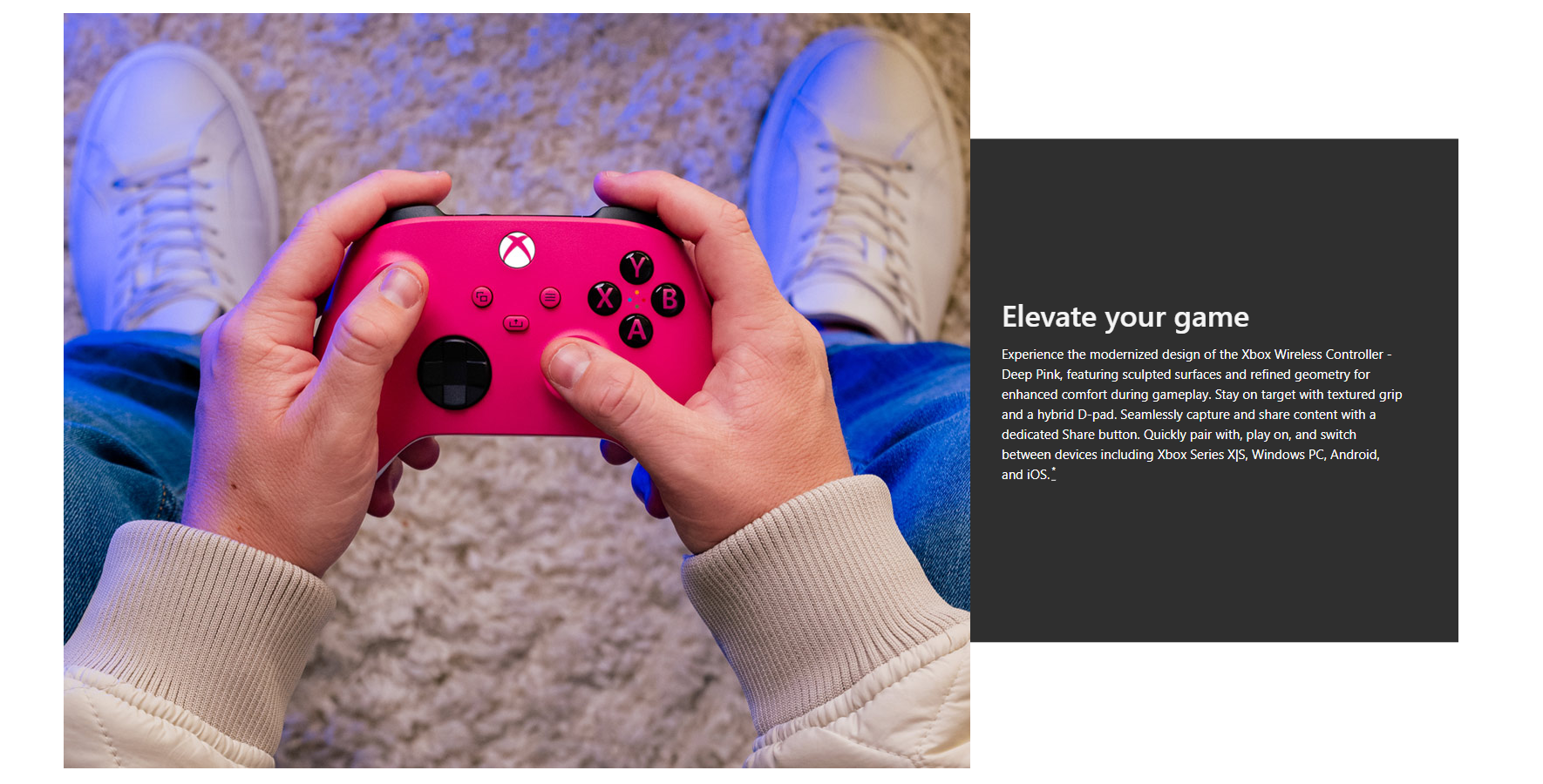 Xbox Wireless Controller Deep Pink (Asian) | Xbox-One-Controller