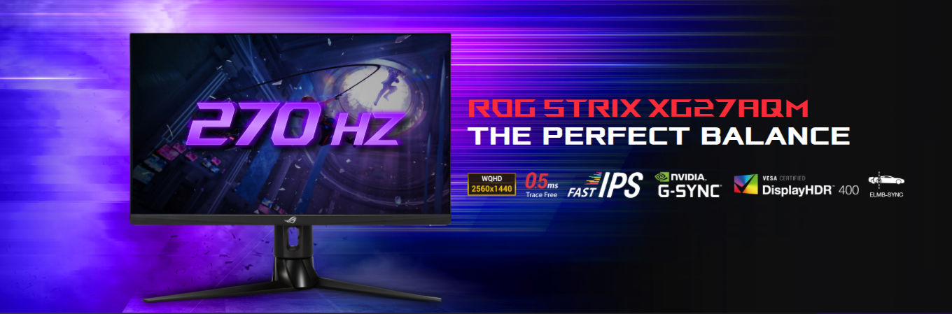 Monitor gaming ROG Strix XG27AQ, Monitores