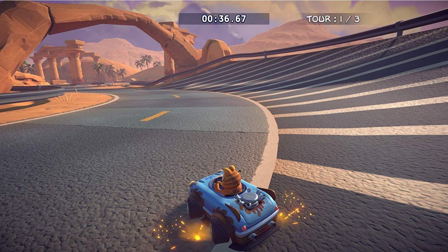 garfield kart furious racing ps4 gameplay