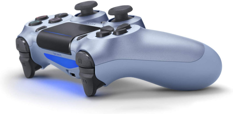 blue titanium ps4 controller