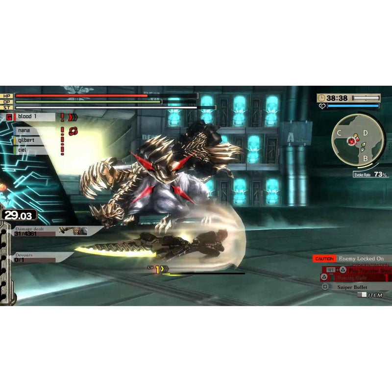 god eater 2 rage burst pc controller