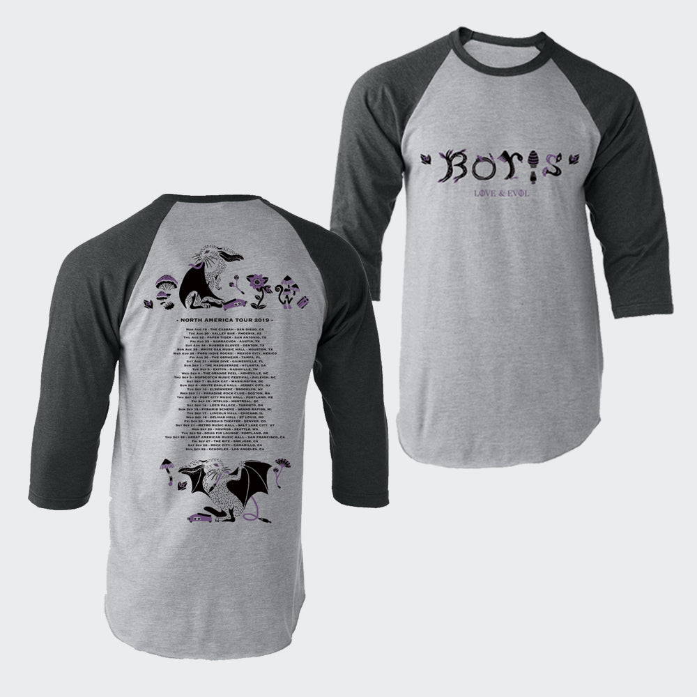 Boris / LφVE & EVφL America Tour T-shirt (残少)