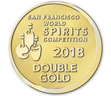 2018 San Francisco World Spirits Competition Double Gold medal