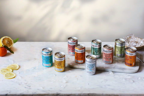 Full range of Fever-Tree canned mixers