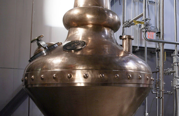 Michter's Whiskey distillery copper still