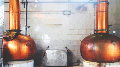 Abelha Cachaca copper stills for distillation process