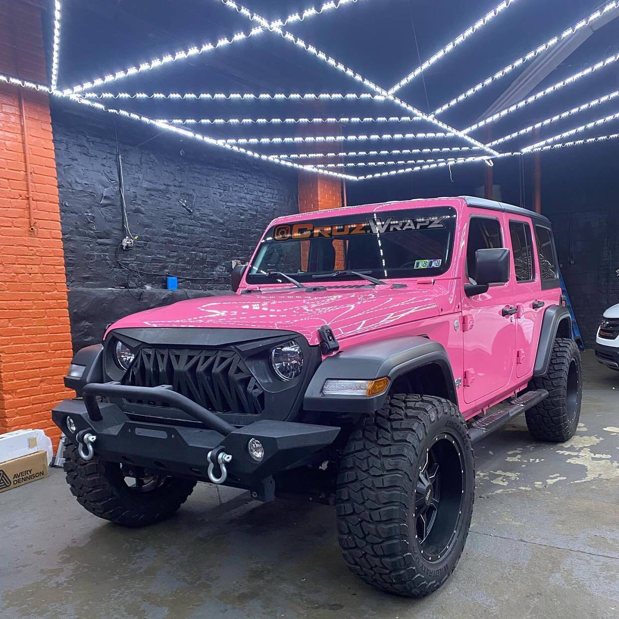 Pink Vinyl Wraps For Truck