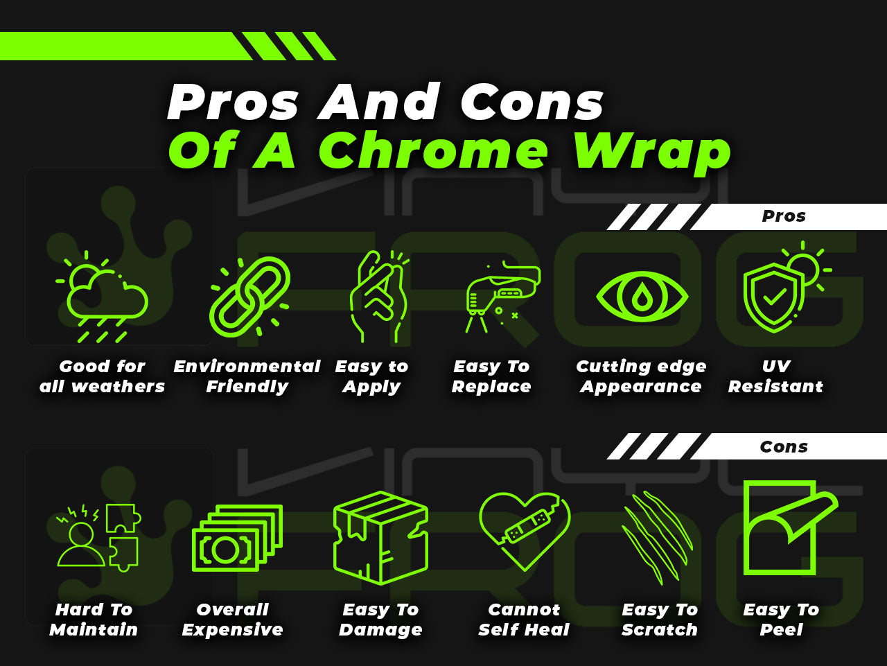 Pros and Cons Of A Chrome Vinyl Wrap