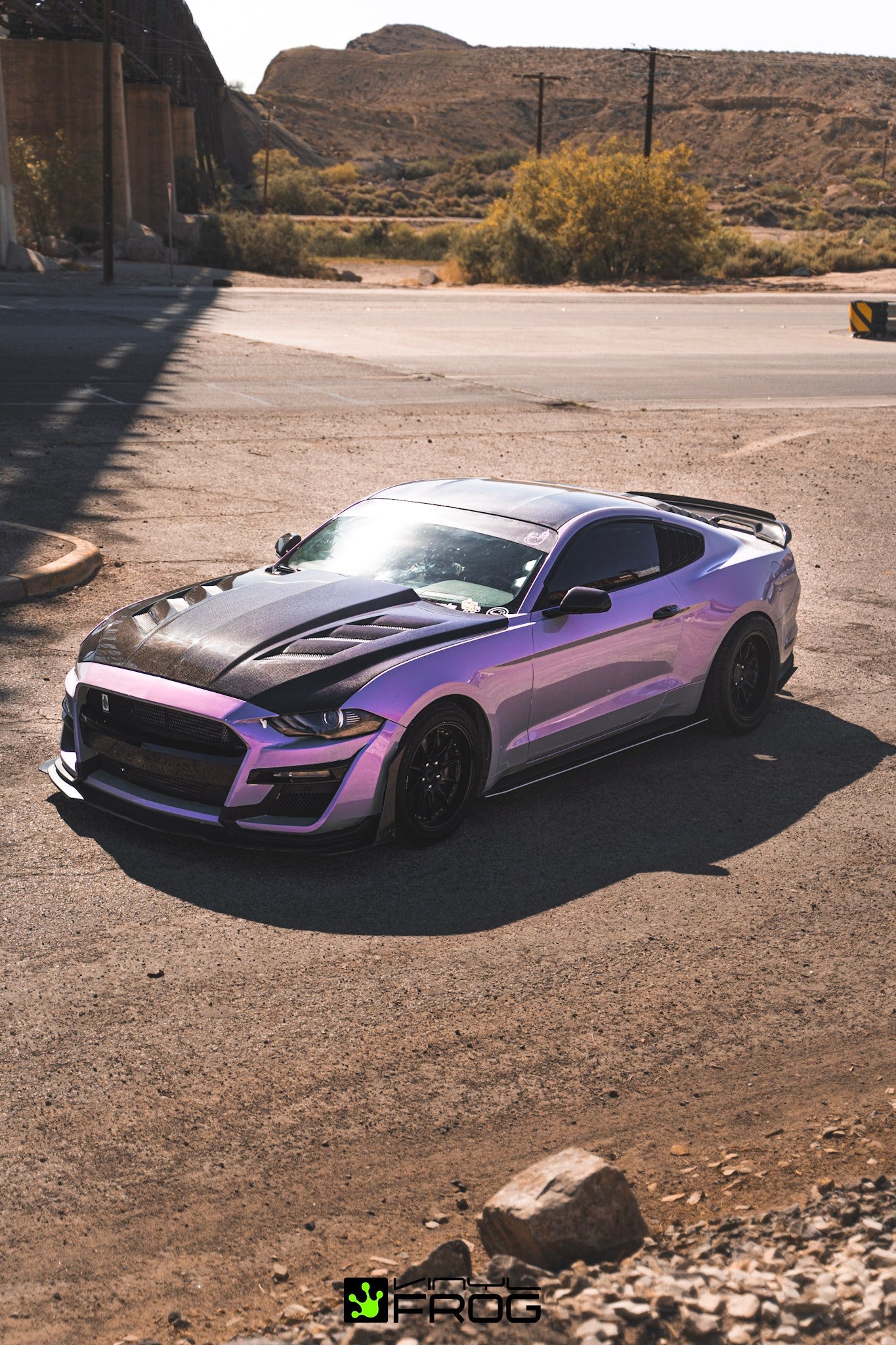 Purple Car Wrap
