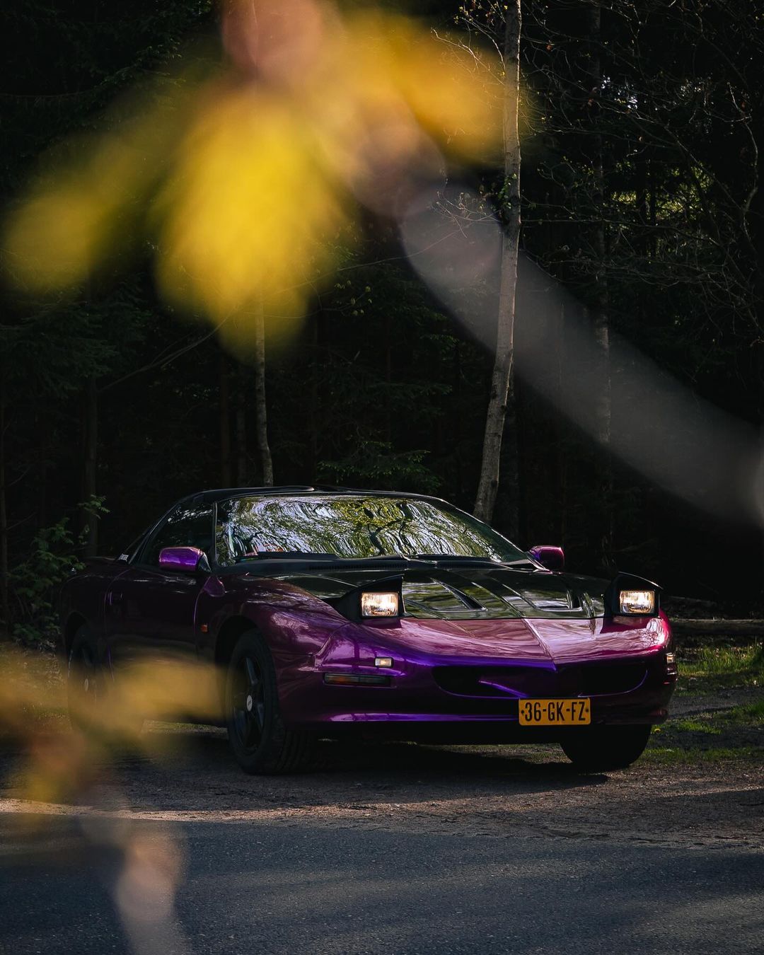 Purple Car Wrap