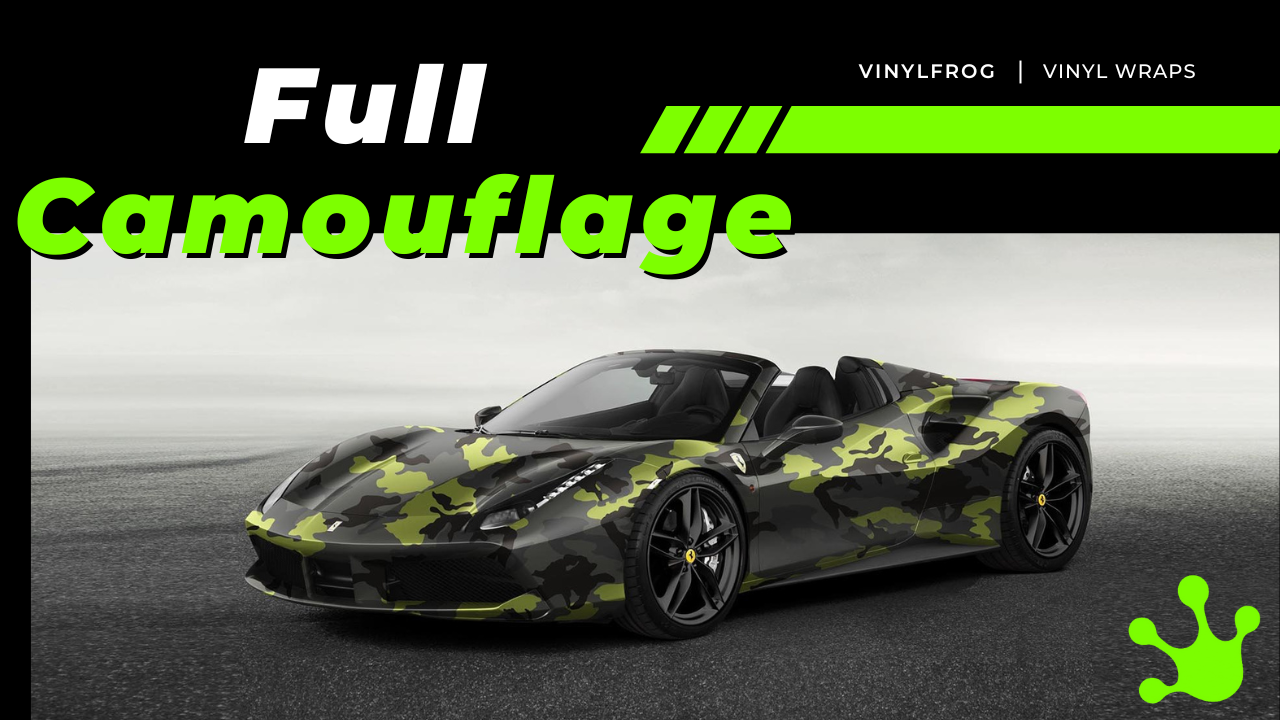 Camouflage Car Wrap