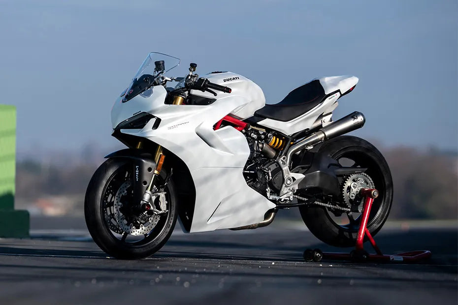 White Motorcycle Wrap