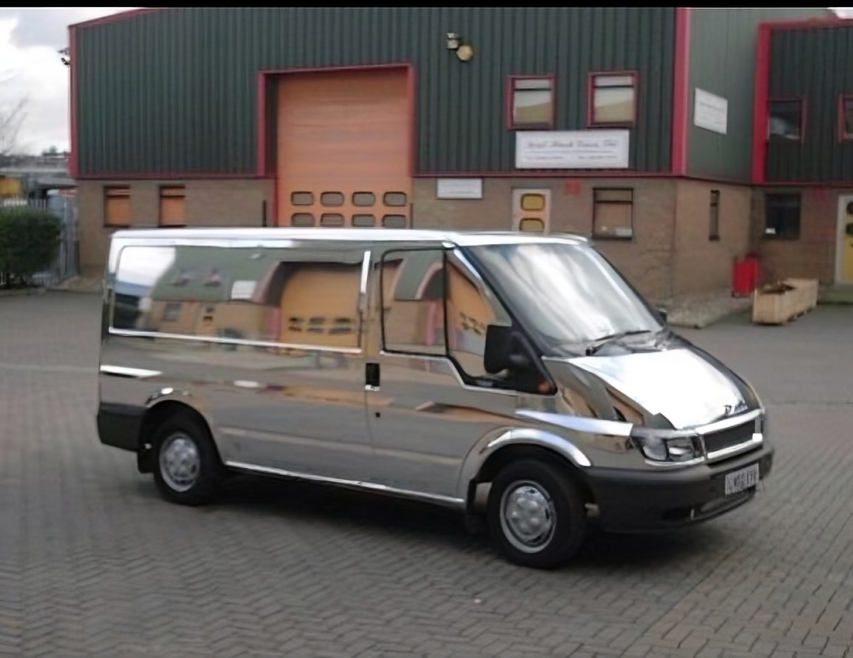 Chrome Van Wrap