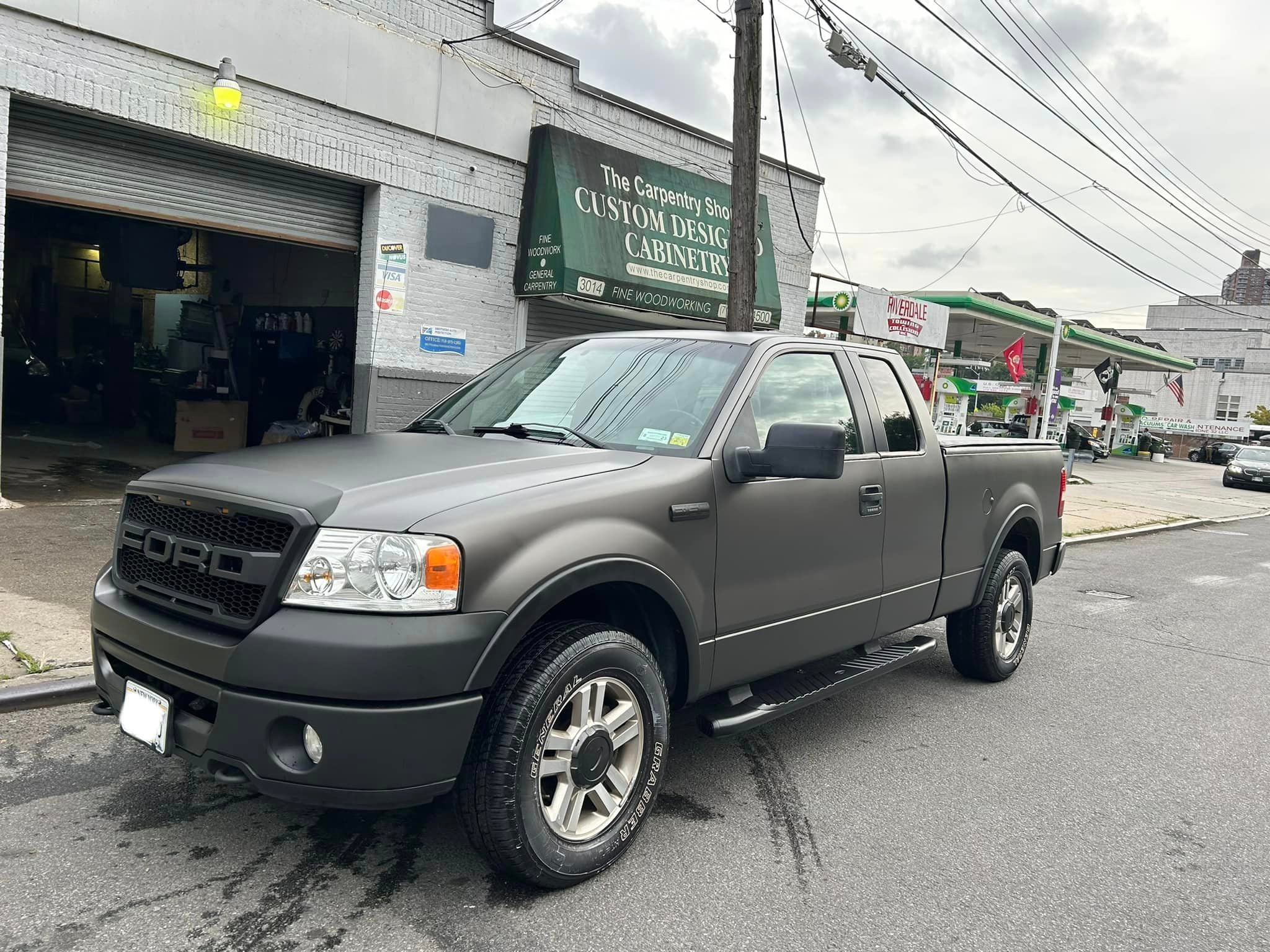 Gray Truck Wrap