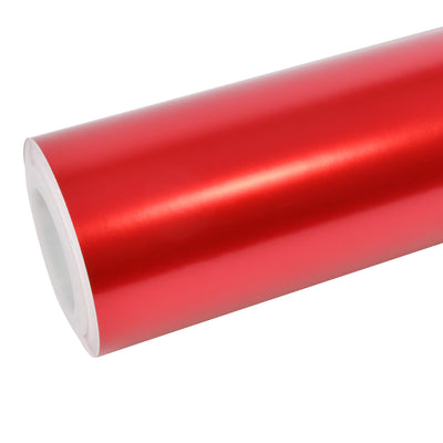 Prime Vinyl chrome Red Permanent Vinyl Roll, Metallic Red Vinyl for cricut  - 12 x 10 Ft- chrome Metallic Adhesive Vinyl for Silh