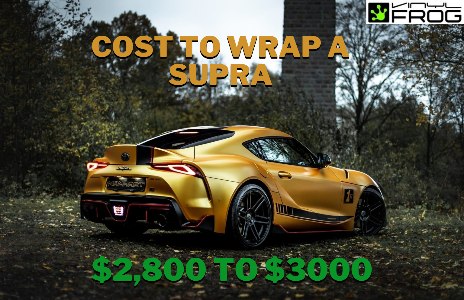 Vinyl Wraps For Toyota Supra