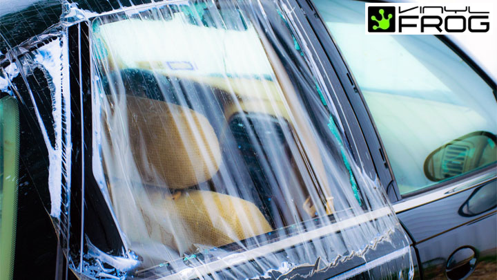 How to Cover a Broken Car Window with Plastic Wrap – vinylfrog