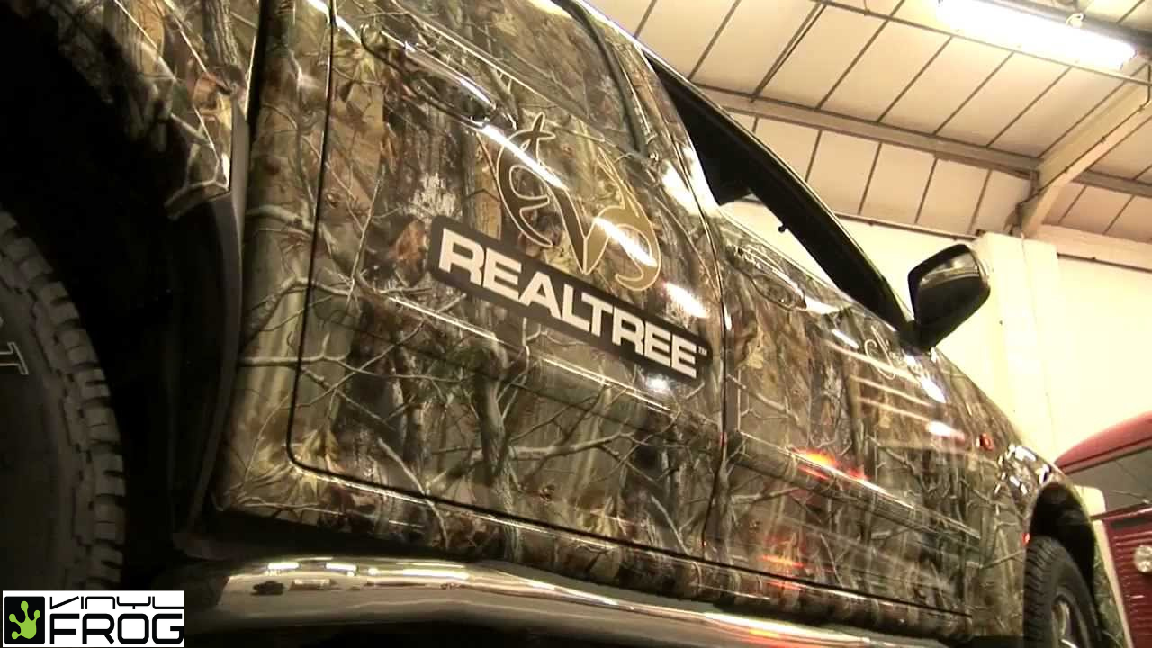 realtree camo truck decals