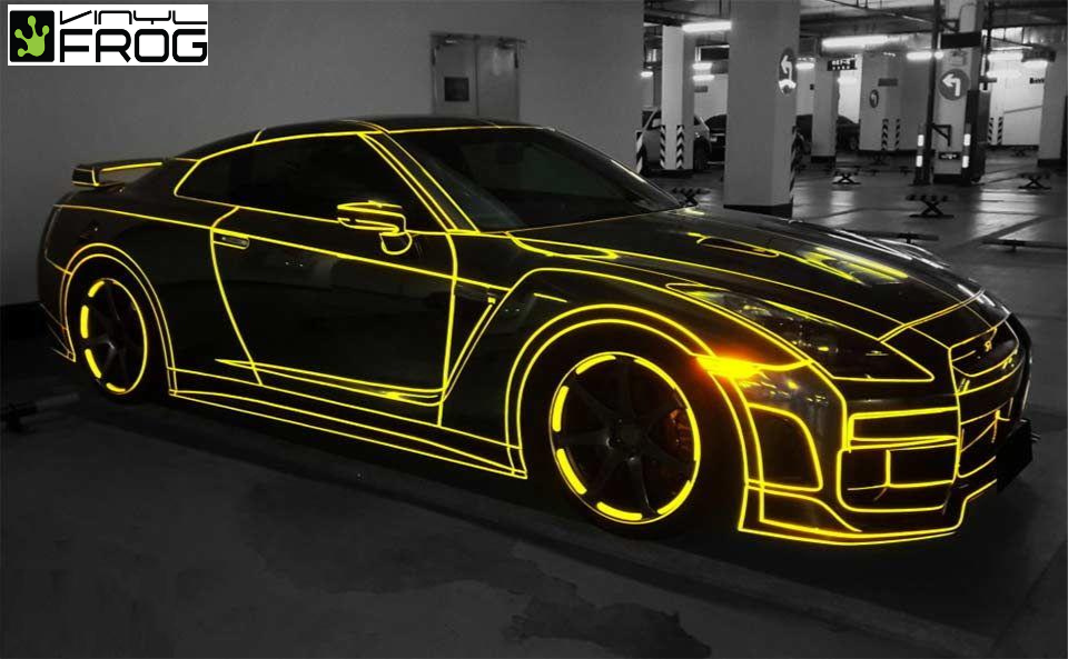 glow in the dark car