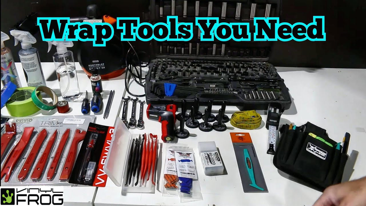 Tools Included In Car Wrapping Tool Kit