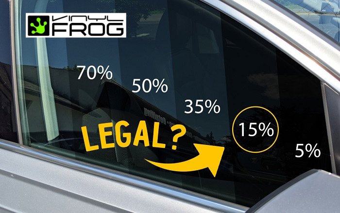 window tinting percentages chart