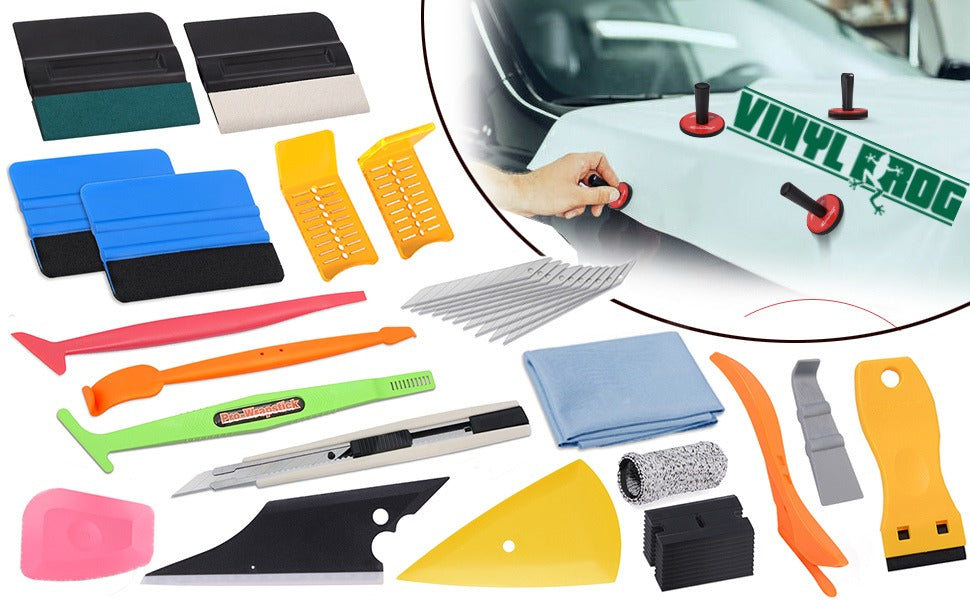 PRO Window Tinting Tools, Car Vinyl Wrap Film Squeegee Edge Side Tucking  Kit USA