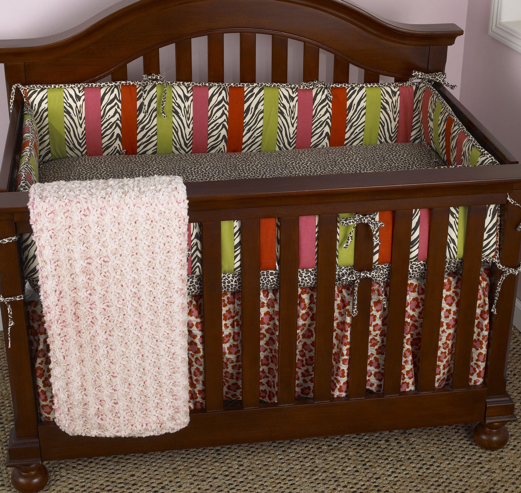 Crib Bedding For Girls Nursery Leopard Cotton Tale Designs