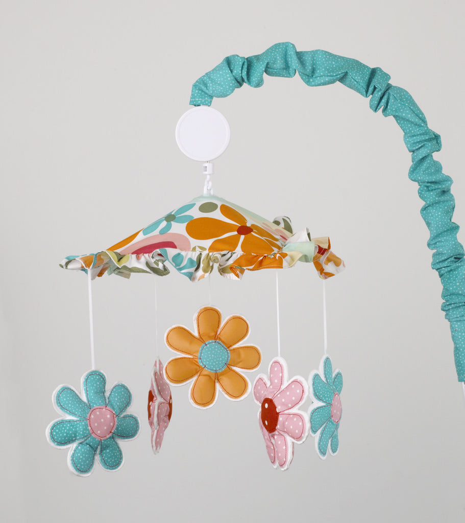 Floral Musical Mobile Nursery Accessories Baby Nursery Baby