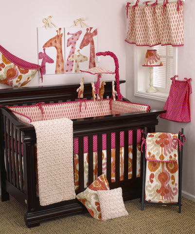 Baby Bedding Nursery Bedding Hot Pink Bedding Cotton Tale