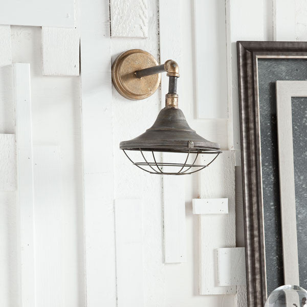 Industrial Farmhouse Sconce- CENTURIA