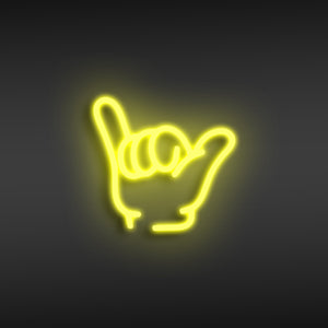 Shaka Hand Signal LED Neon Sign – Neon Monkey