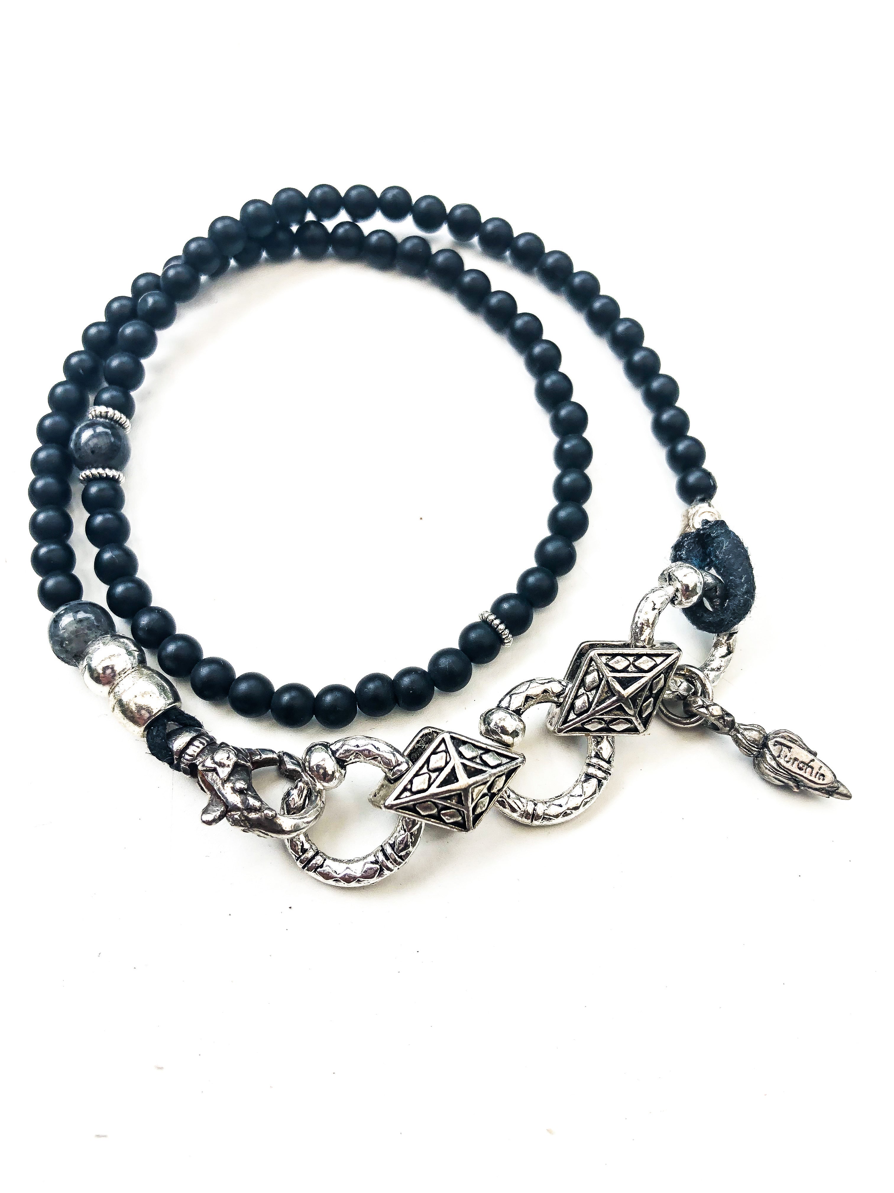 Easy Zen Onyx Wrap Bracelet