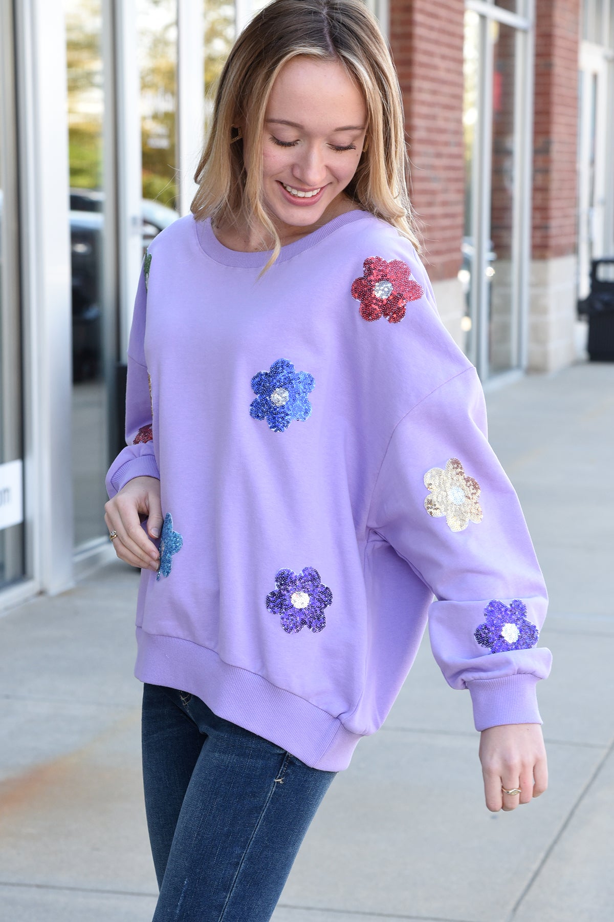 ロンハーマンPiazza Flower Patch Sweat Pullover-