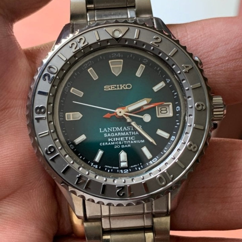 Seiko Landmaster SBCW027/5M45 Sagarmatha 7 Summit World Record Limited  Edition 300 Ultra Rare | Watch Rapport