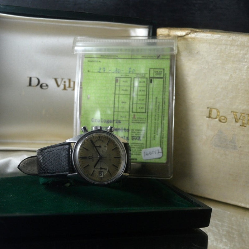 Omega De Ville Full Set Ultra Rare Men's De Ville Date Chronograph