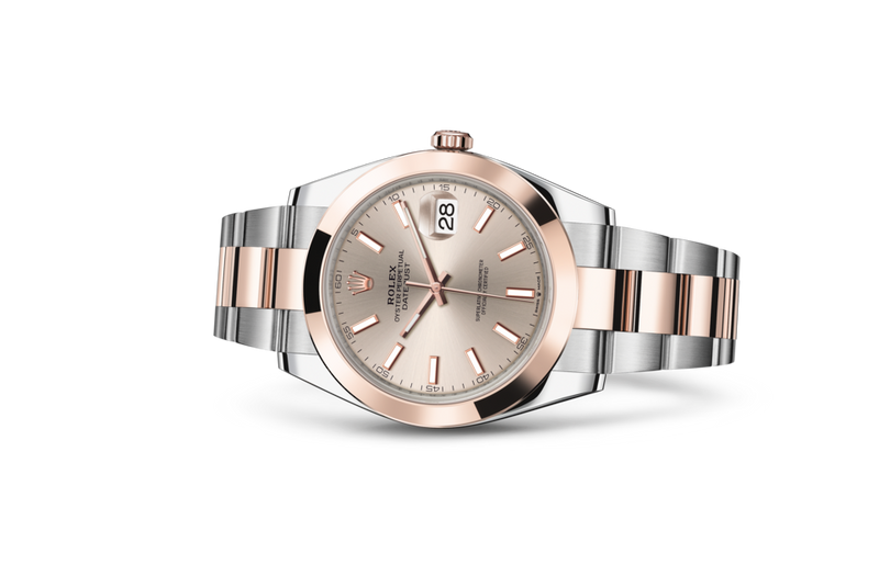 rolex oyster 41mm oystersteel and everose gold