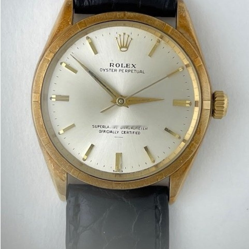 Rolex Oyster Perpetual Superlative Officially Certified 585Solid Gold Ref.1005 | Watch Rapport