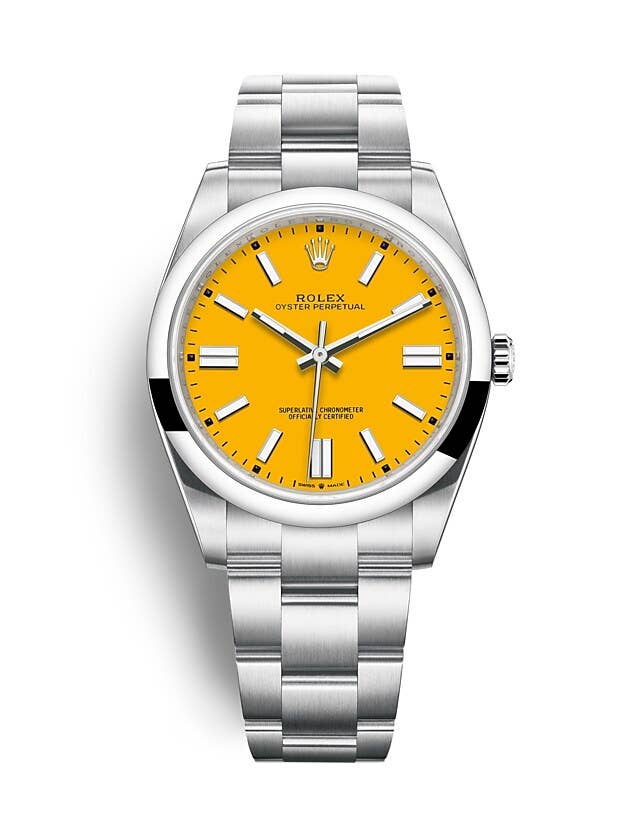 rolex oyster perpetual 41 gold