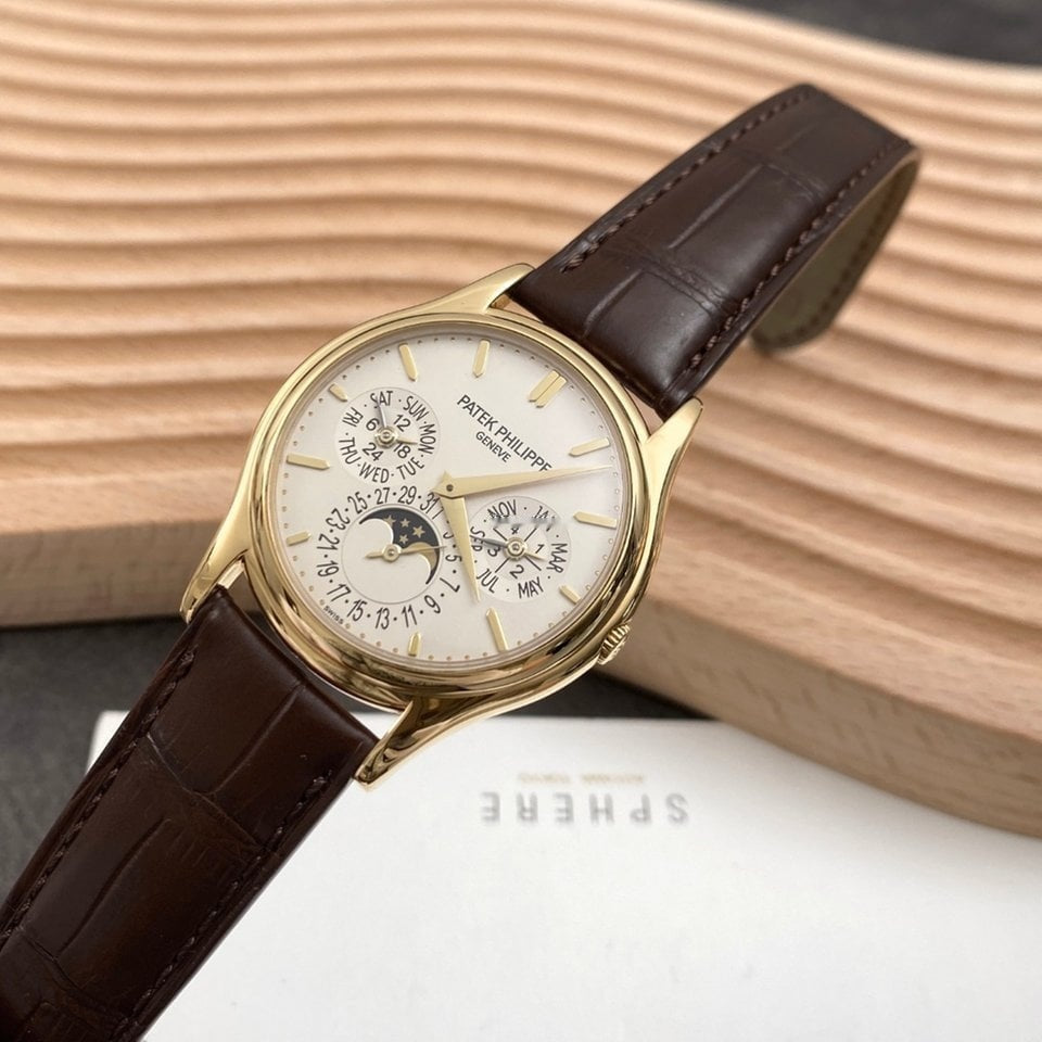 Patek Philippe Perpetual Calendar 37.2mm 5140J-001 Yellow Gold with ...