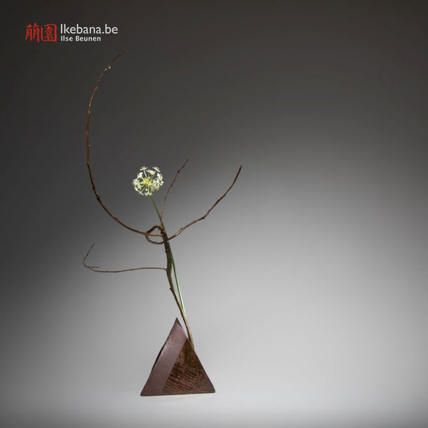One sterm ikebana composition
