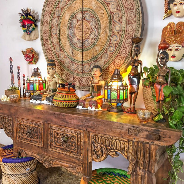 decoracion-rústica-artes-étnicas-artesanía-madera