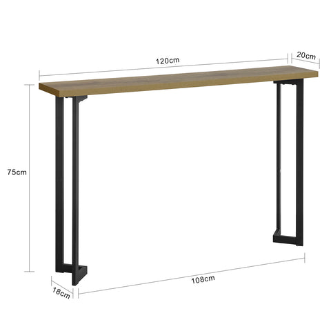 SoBuy® FSB50-PF Table console Table d'entrée Buffet Table d'appoint Table d'appoint Structure et pieds en fer