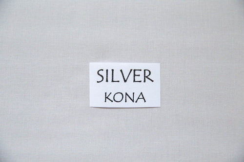 Kona Cotton Fabric by the Yard 500 Titanium 