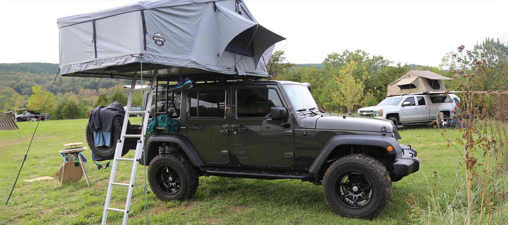 Total 97+ imagen jeep wrangler camping setup
